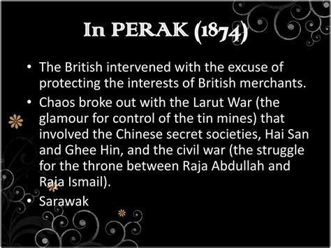  The 1874 Perak War: A Struggle for Power and Identity in Colonial Malaya